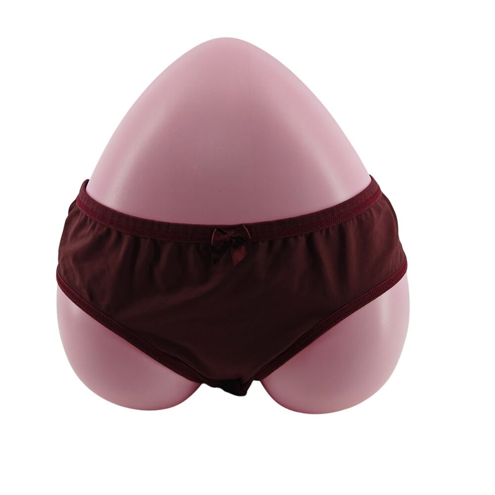 Ki' Linda Smokey Maroon Panty Womens Large Smooth Feel